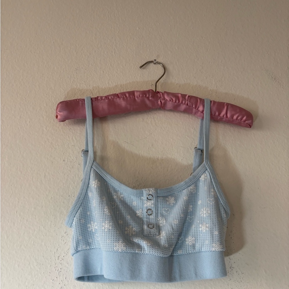 Winter Wonderland Light Blue Frankies Bikini Bralet